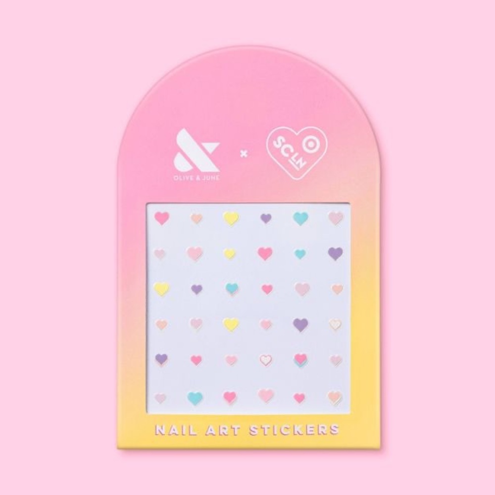 Stoney Clover Lane x Target Olive & June Nail Art Stickers - Hearts - 36 pieces
